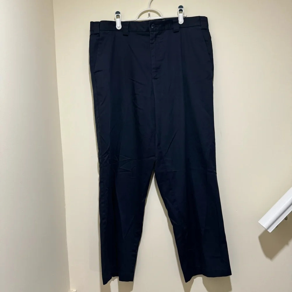 Men’s Tilley’s Brand Navy Colour Vintage 90’s Dressy Work Office Pants Size 36 - Picture 2 of 16